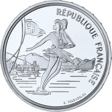 Francia, 100 Francs, 1992 Olympics, Albertville, Ice Skating, 1989, MDP, BE