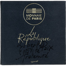 France, 500 Euro, Sempé - Valeurs de la République, BE, 2014, MDP, Or, FDC