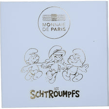 Francia, 200 Euro, Les Schtroumpfs ensemble, 2020, MDP, Oro, FDC