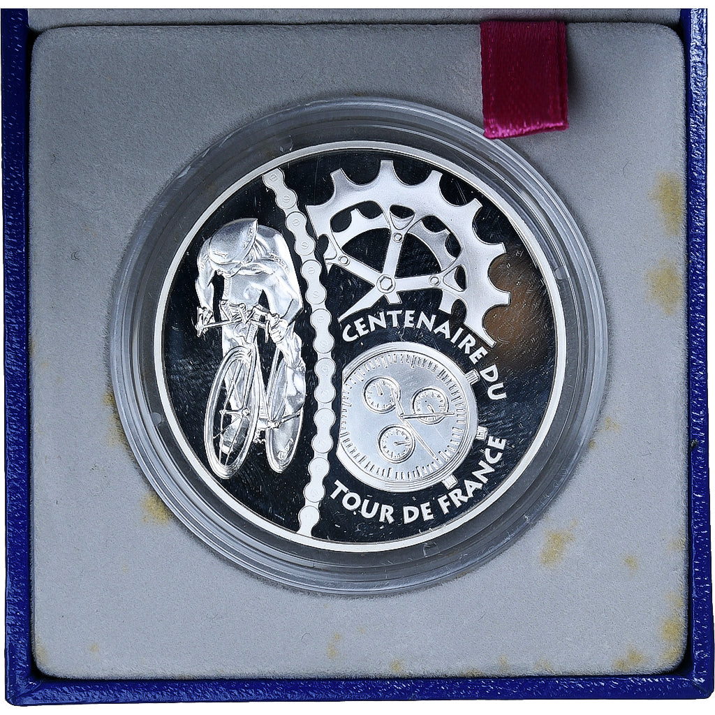 Francia, 1-1/2 Euro, Tour de France, Contre-la-montre, Prueba, 2003, MDP, Plata