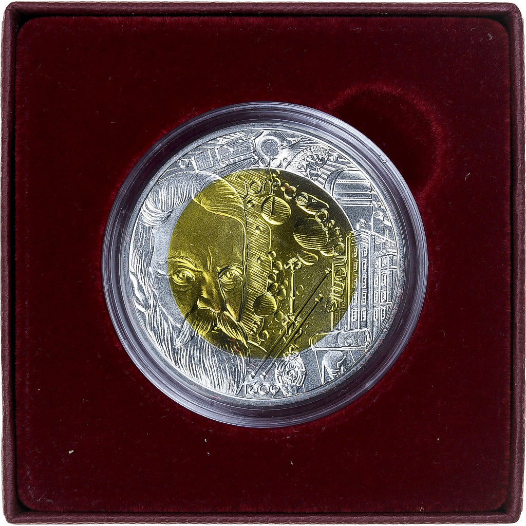 Oostenrijk, 25 Euro, International Year of Astronomy, 2009, Vienna, Bi-Metallic