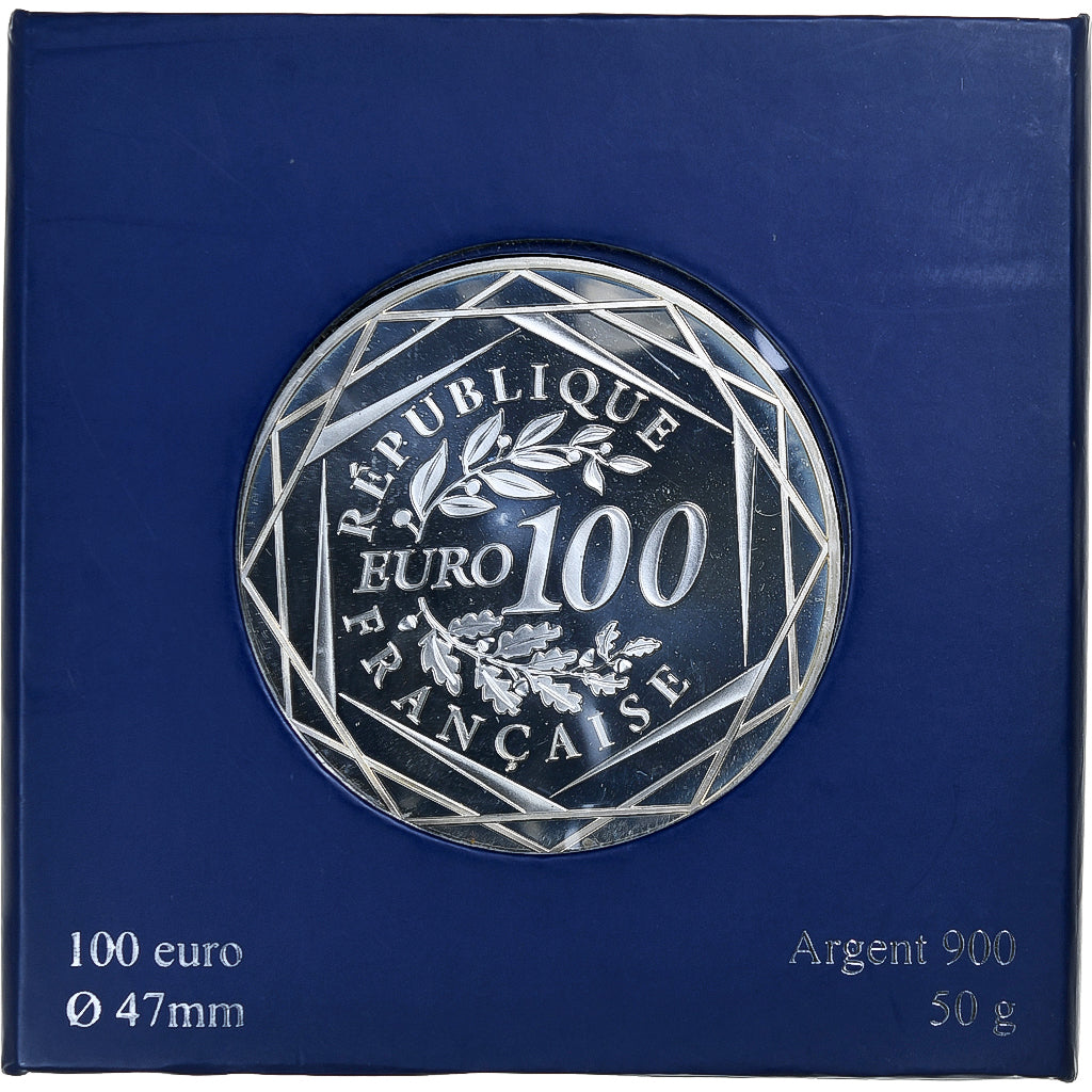 France, 100 Euro, Hercule, 2011, MDP, Silver, MS(65-70)