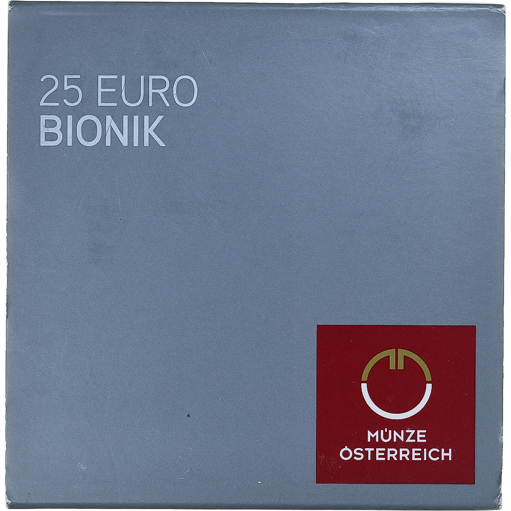 Autriche, 25 Euro, Bionik, 2012, Vienne, Bimétallique, FDC