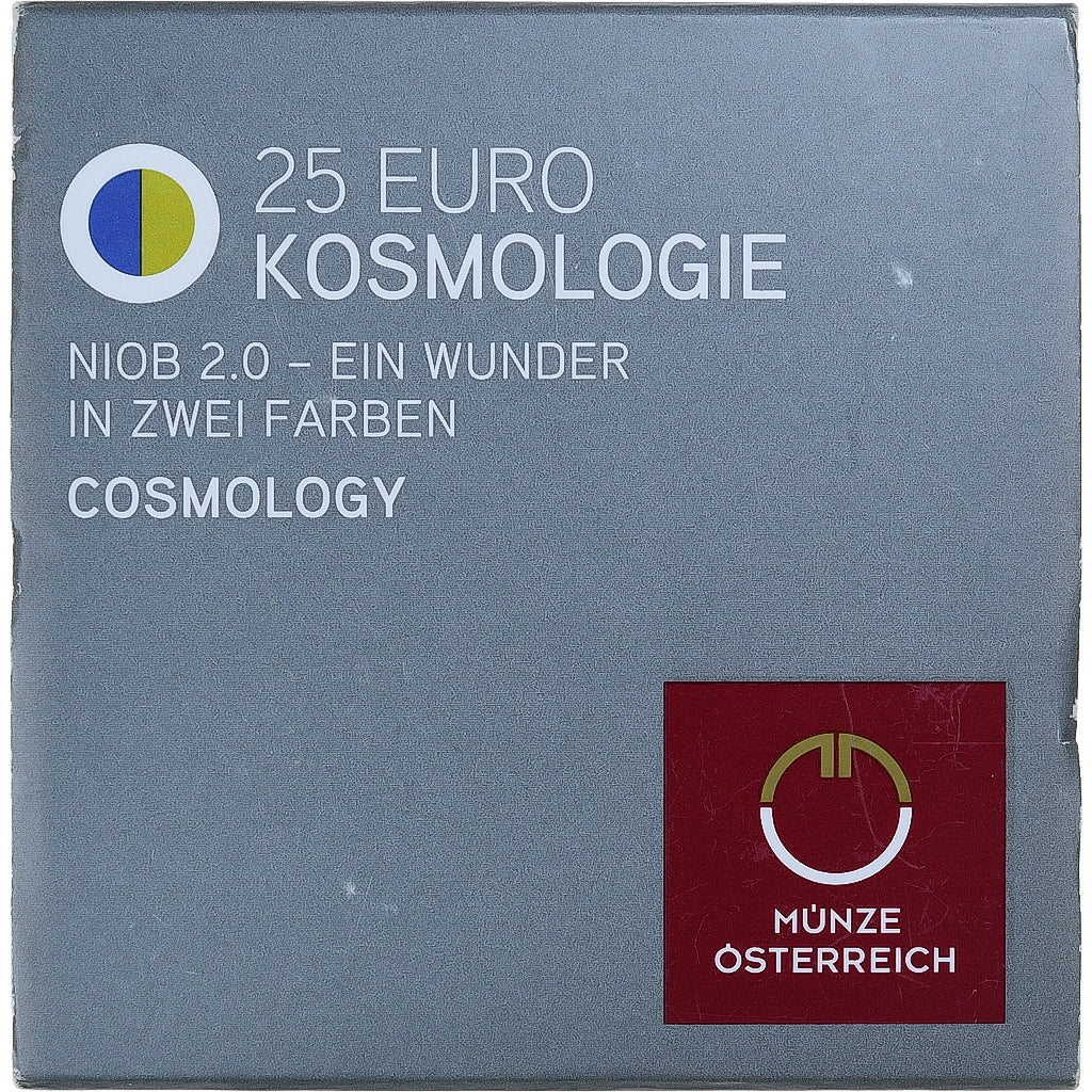 Autriche, 25 Euro, Cosmology, 2015, Vienne, Bimétallique, FDC