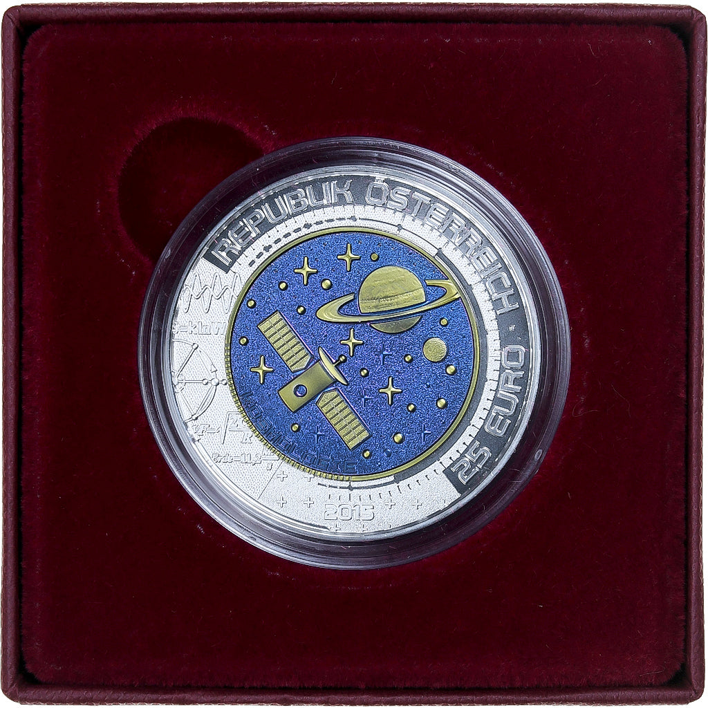 Autriche, 25 Euro, Cosmology, 2015, Vienne, Bimétallique, FDC