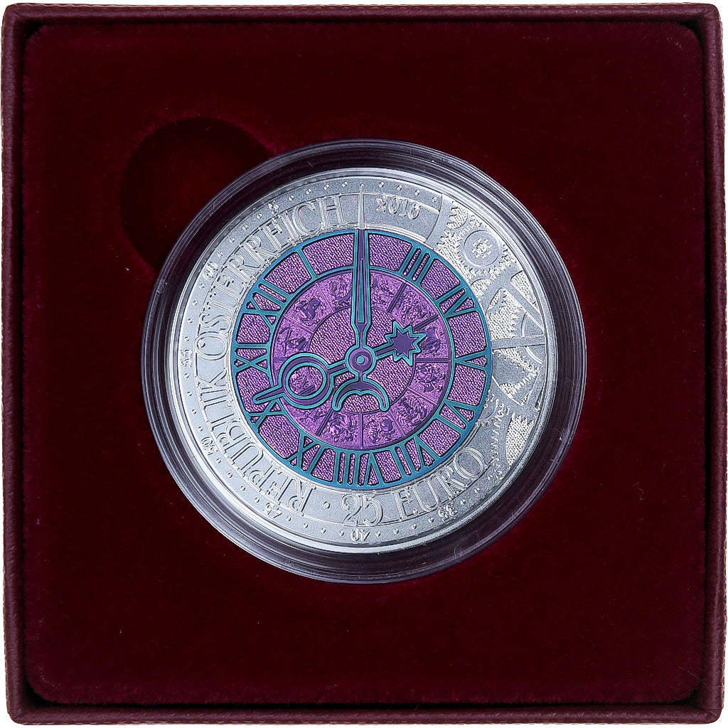 Austria, 25 Euro, Time, 2016, Vienna, Bi-Metallic, MS(65-70)