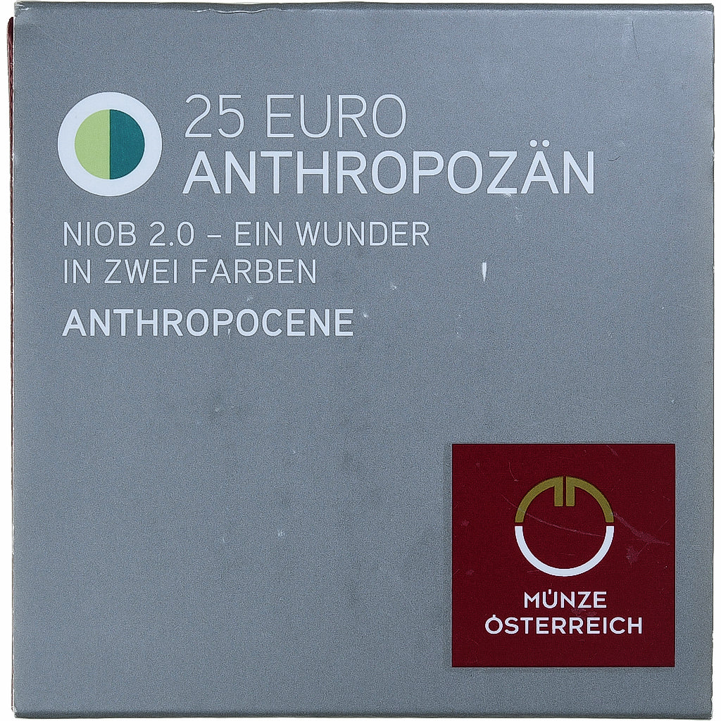 Autriche, 25 Euro, Anthropozän, 2018, Vienne, Bimétallique, FDC