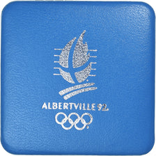 France, 100 Francs, 1992 Olympics, Albertville, Alpine Skiing, 1989, MDP, BE