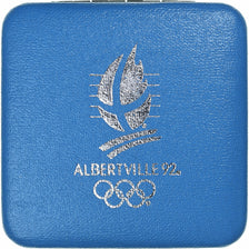 France, 100 Francs, 1992 Olympics, Albertville, Ski Jumping, 1991, MDP, BE