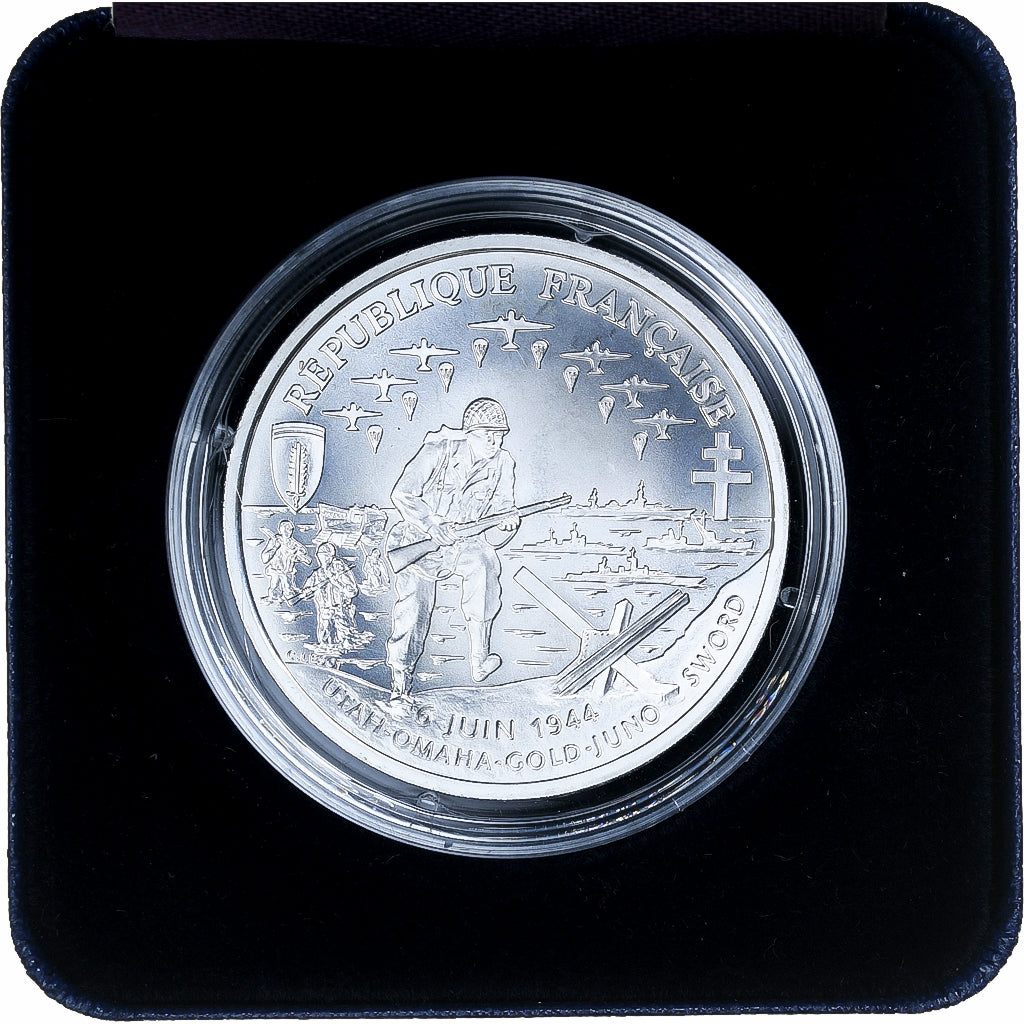 Frankreich, 1 Franc, 50e Anniversaire du Débarquement Allié, 1993, MDP