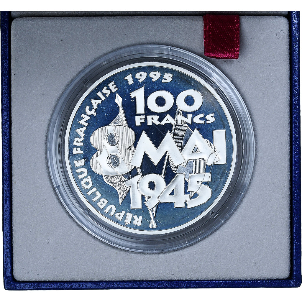 France, 100 Francs, Libération, 1995, MDP, Proof, Silver, MS(65-70)