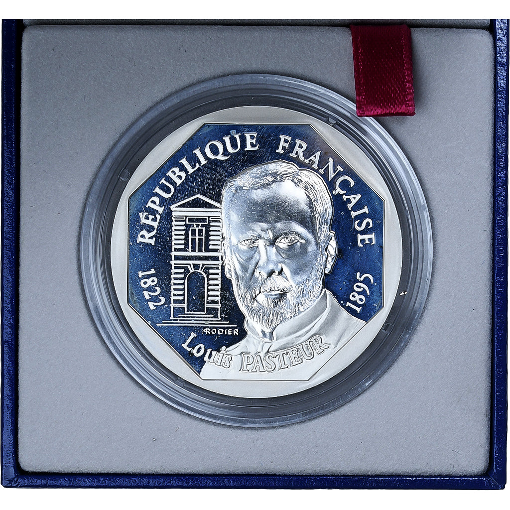 France, 100 Francs, Louis Pasteur, 1995, MDP, BE, Argent, FDC
