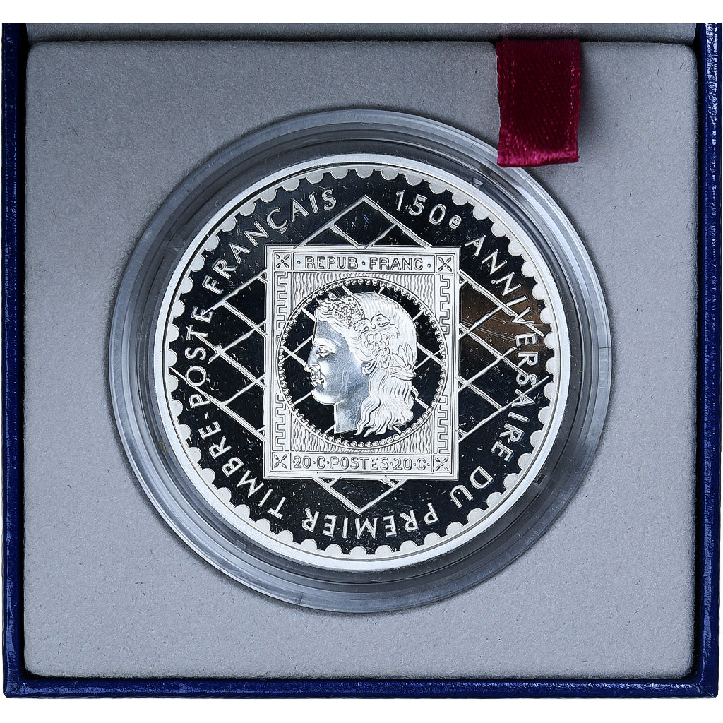 France, 100 Francs, Cérès, 1er Timbre Français, 1999, MDP, Proof, Silver