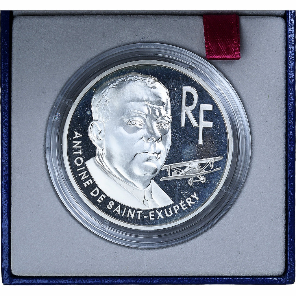 Francja, 10 Francs, Antoine de Saint-Exupéry, Petit Prince, 2000, MDP, Proof
