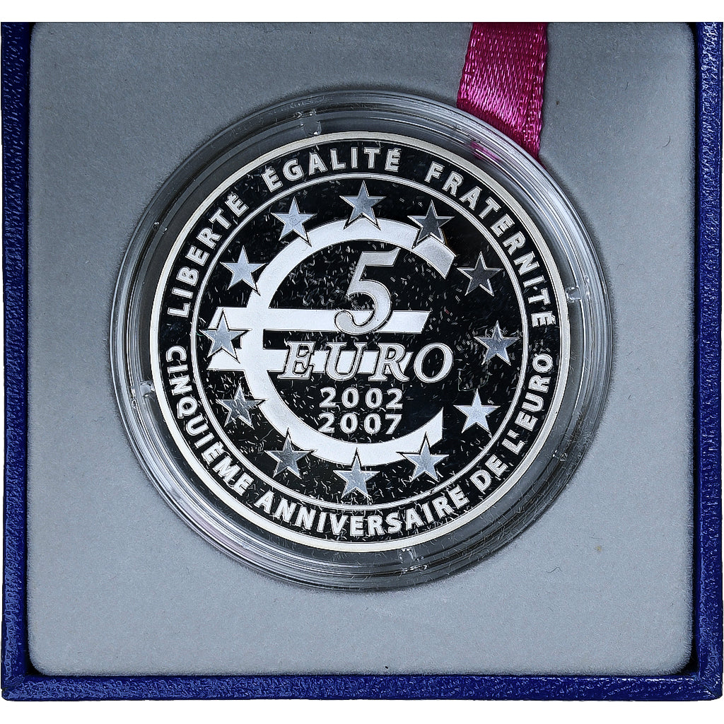 France, 5 Euro, Semeuse, Proof, 2007, MDP, Silver, MS(65-70)
