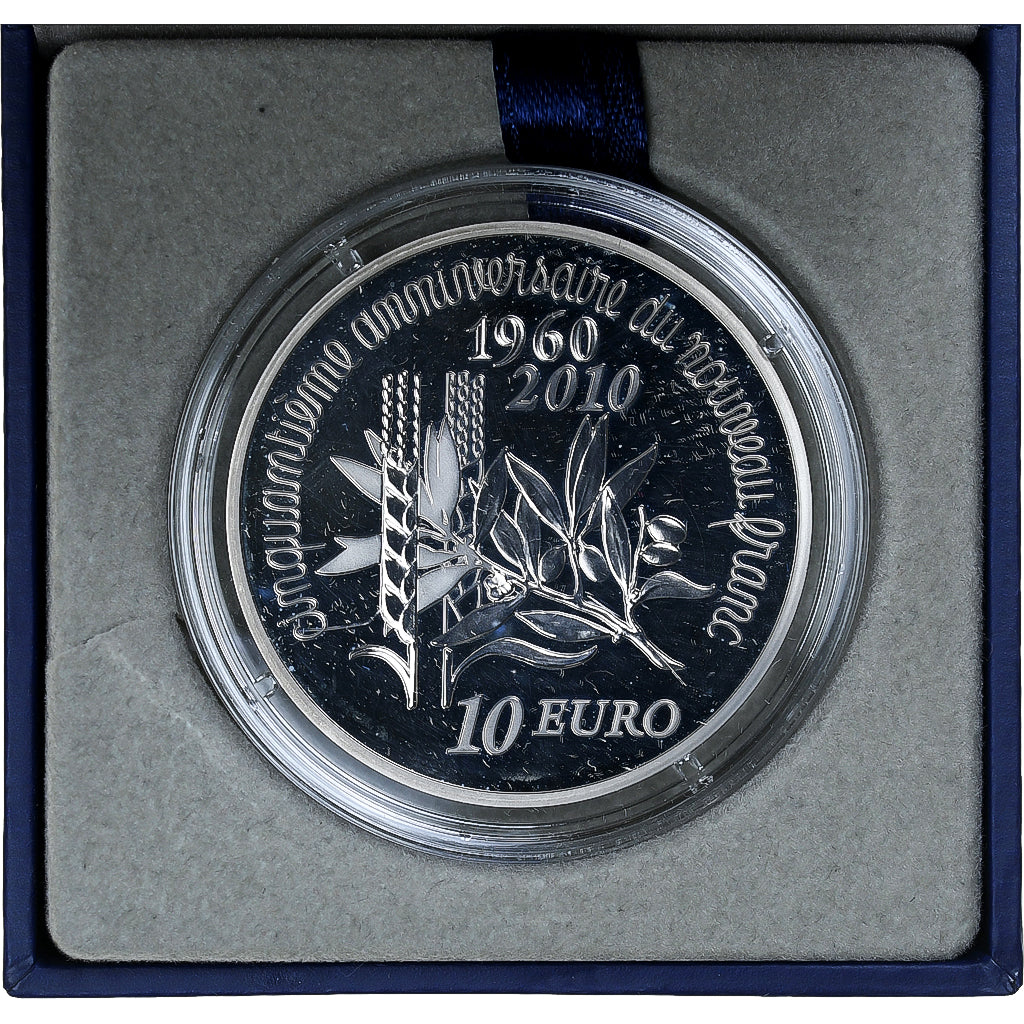 France, 10 Euro, Semeuse, Proof, 2010, MDP, Silver, MS(65-70)