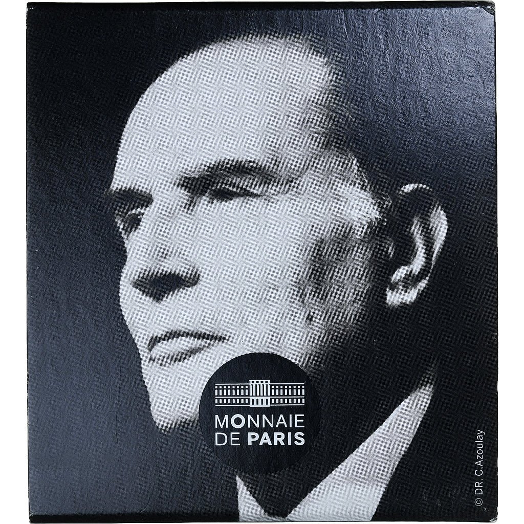 Francja, 10 Euro, François Mitterrand, historique, 2015, MDP, Srebro, MS(63)