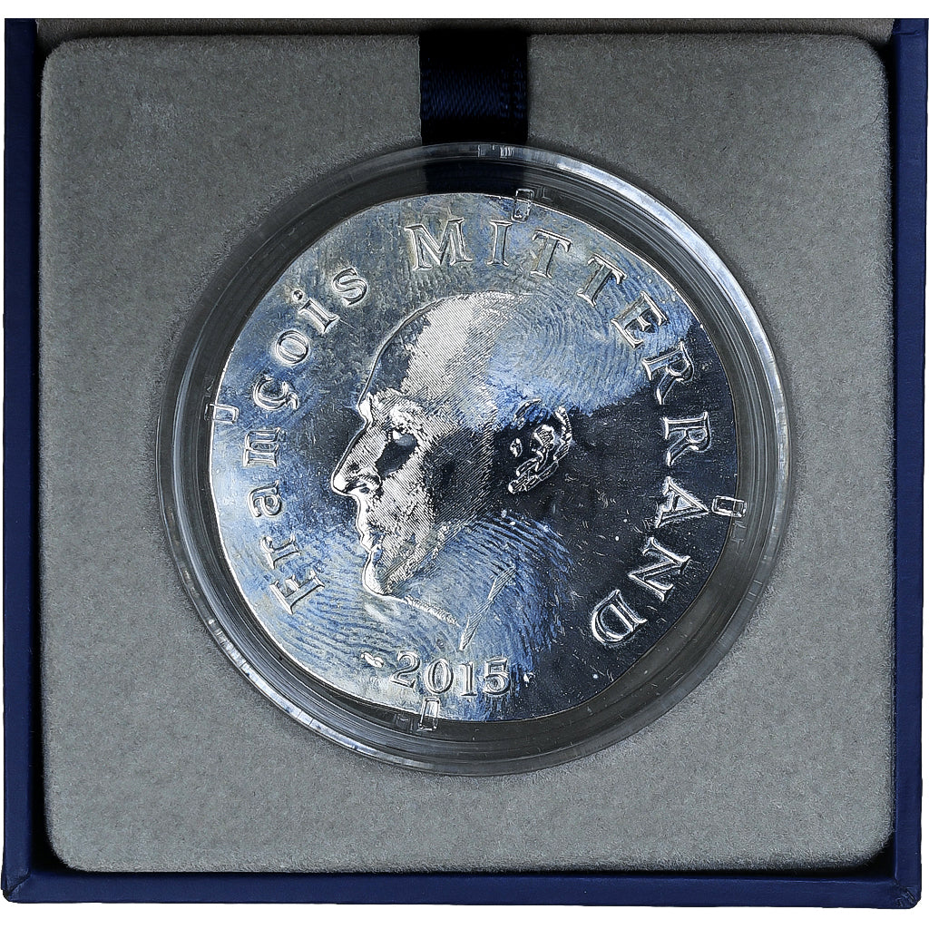 Francja, 10 Euro, François Mitterrand, historique, 2015, MDP, Srebro, MS(63)