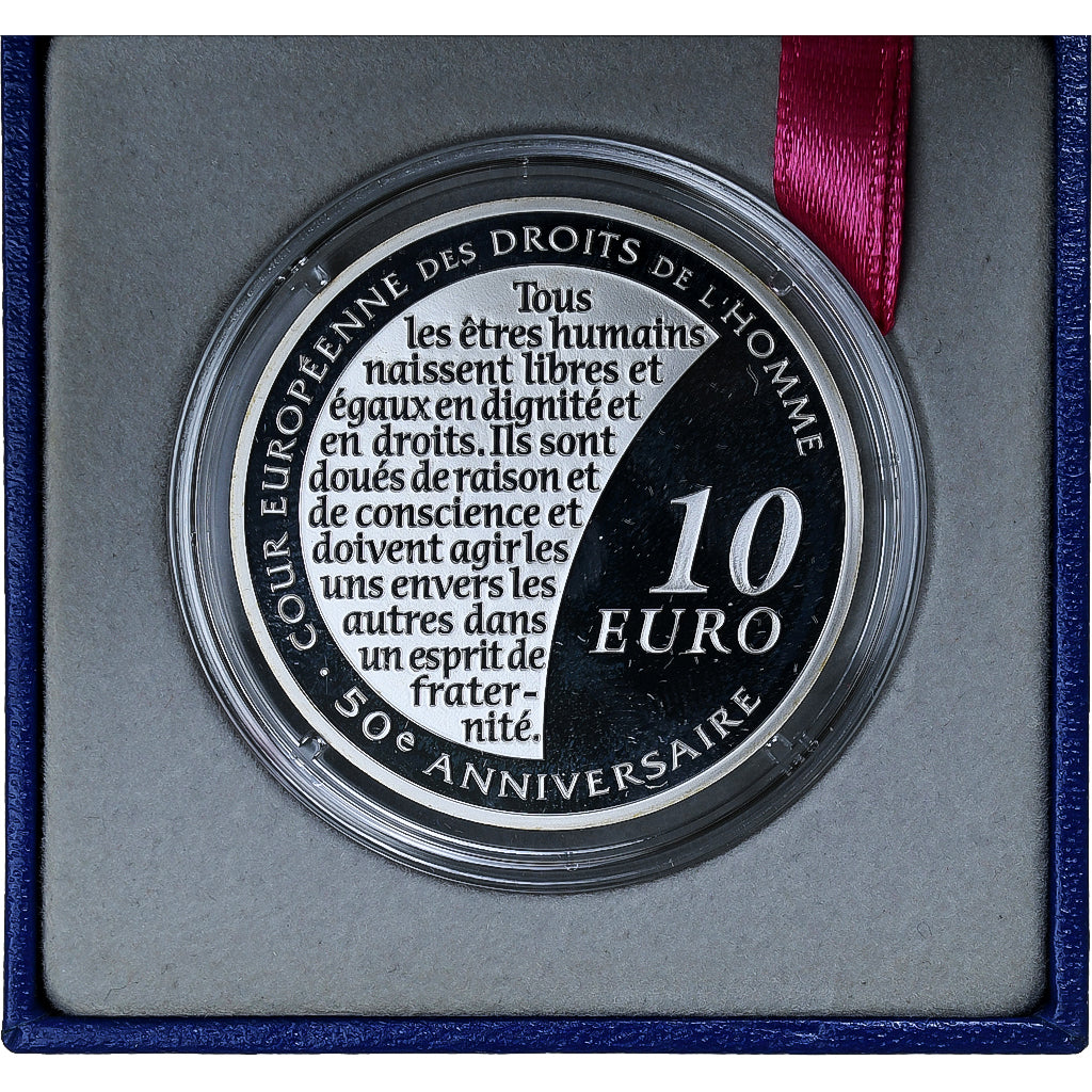 Frankreich, 10 Euro, Semeuse, Cour européenne des droits de l'Homme, 2009, MDP