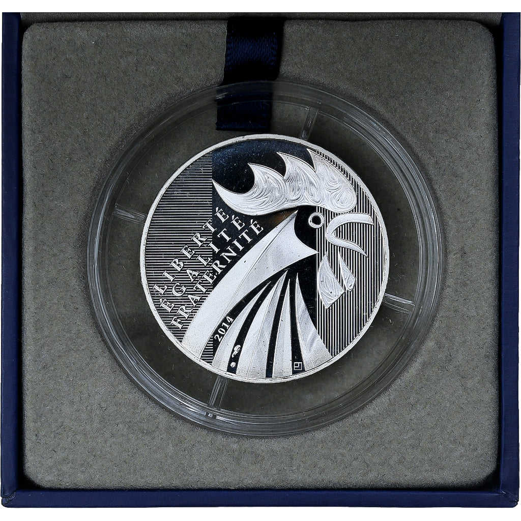 France, 10 Euro, Coq, Proof, 2014, MDP, Silver, MS(65-70)