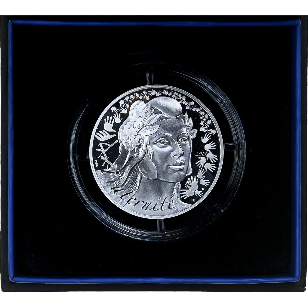 France, 20 Euro, Marianne, Fraternité, Proof, 2019, MDP, Silver, MS(65-70)