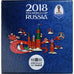 Francia, 10 Euro, Coupe du Monde FIFA, Russie, FS, 2018, MDP, Argento, FDC