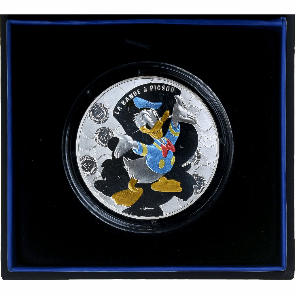 France, 10 Euro, La Bande à Picsou, Donald, Proof, Colorized, 2017, MDP