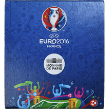 France, 10 Euro, UEFA Euro 2016 - Tête, BE, 2016, MDP, Argent, FDC