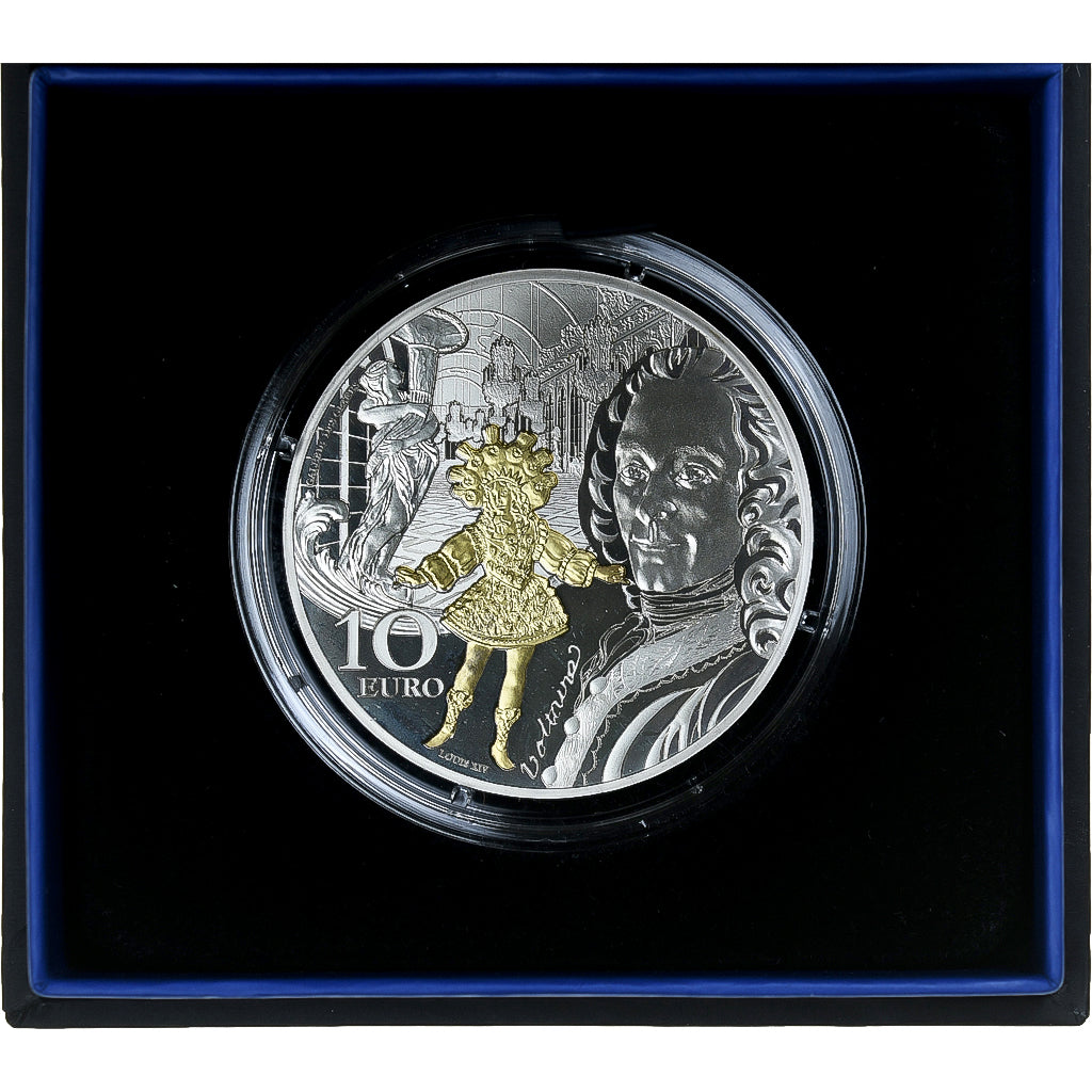 France, 10 Euro, Europa Star, France, Baroque et Rococo, Proof, 2018, MDP