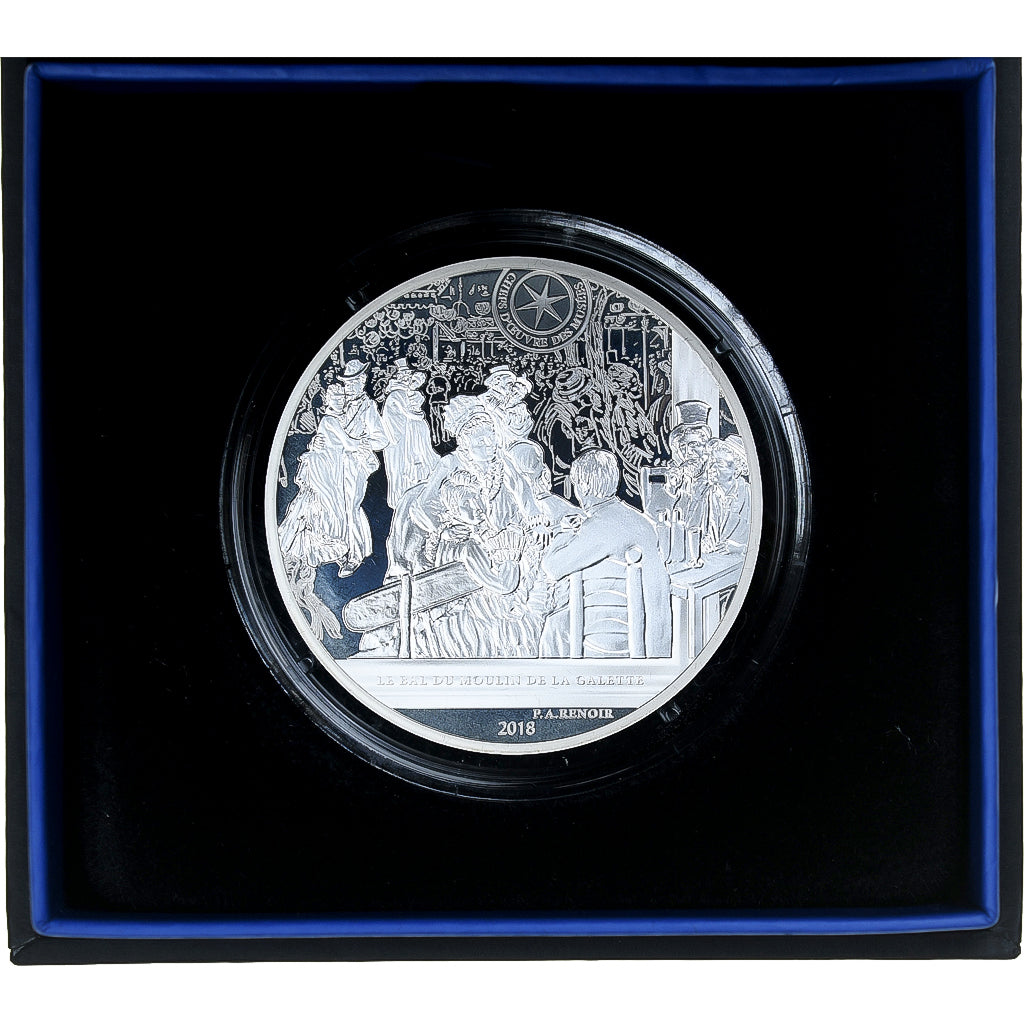 France, 10 Euro, Bal du Moulin de la Galette, Proof, 2018, MDP, Silver