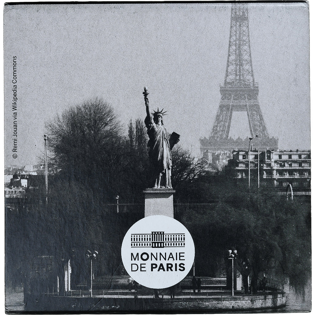 France, 10 Euro, statue de la Liberté - Grenelle, Proof, 2017, MDP, Silver