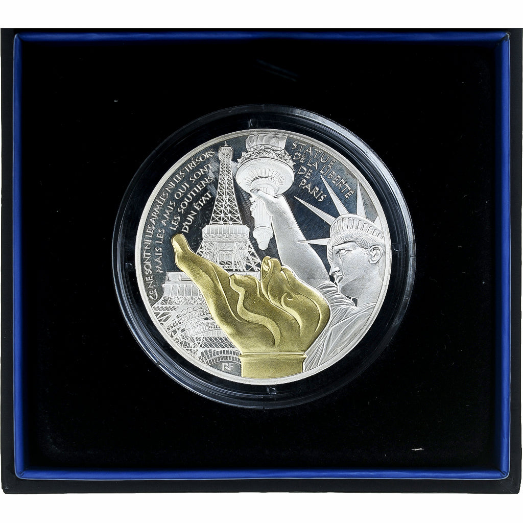 France, 10 Euro, statue de la Liberté - Grenelle, Proof, 2017, MDP, Silver