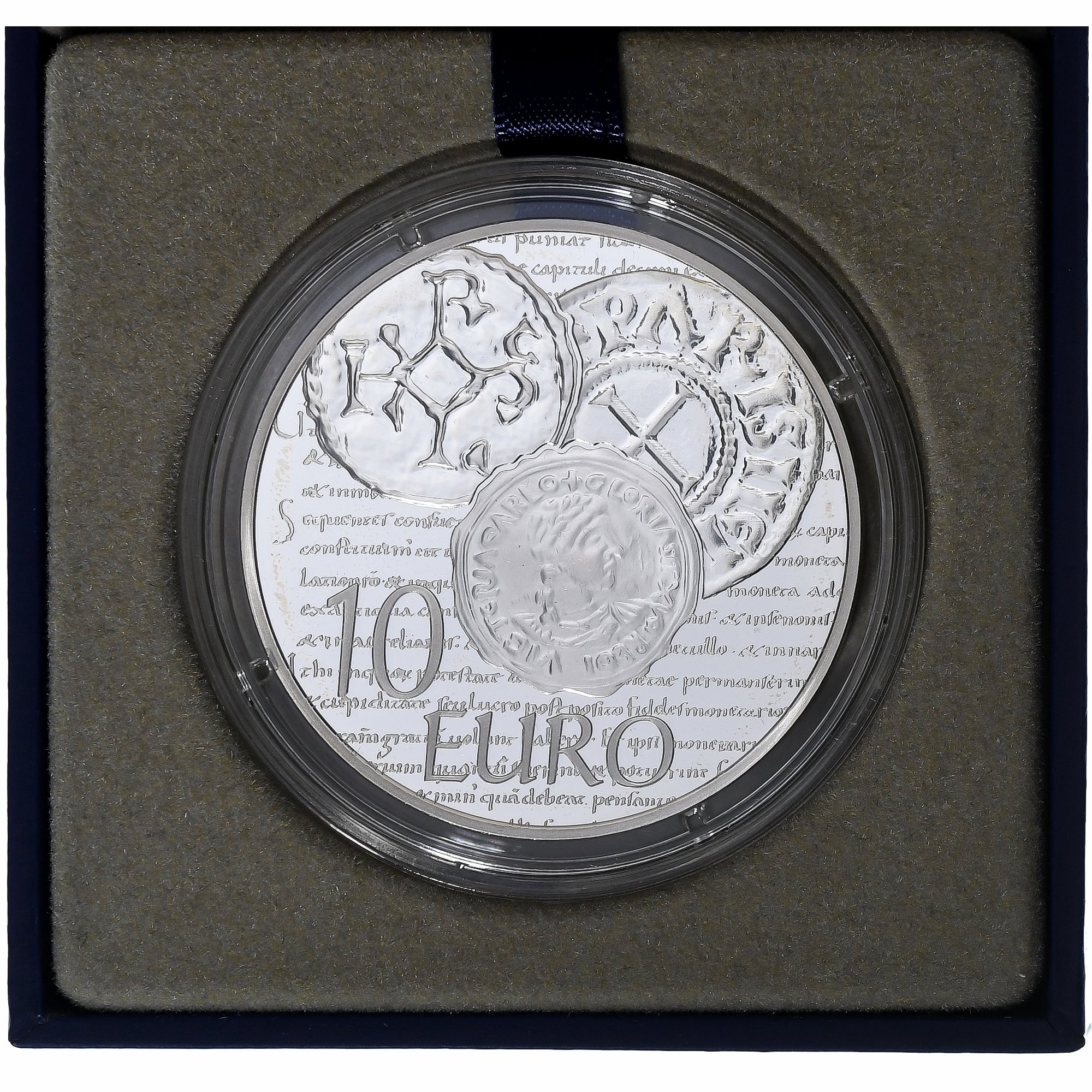 France, 10 Euro, Semeuse, Denier de Charles le Chauve, Proof, 2014, MDP, Silver