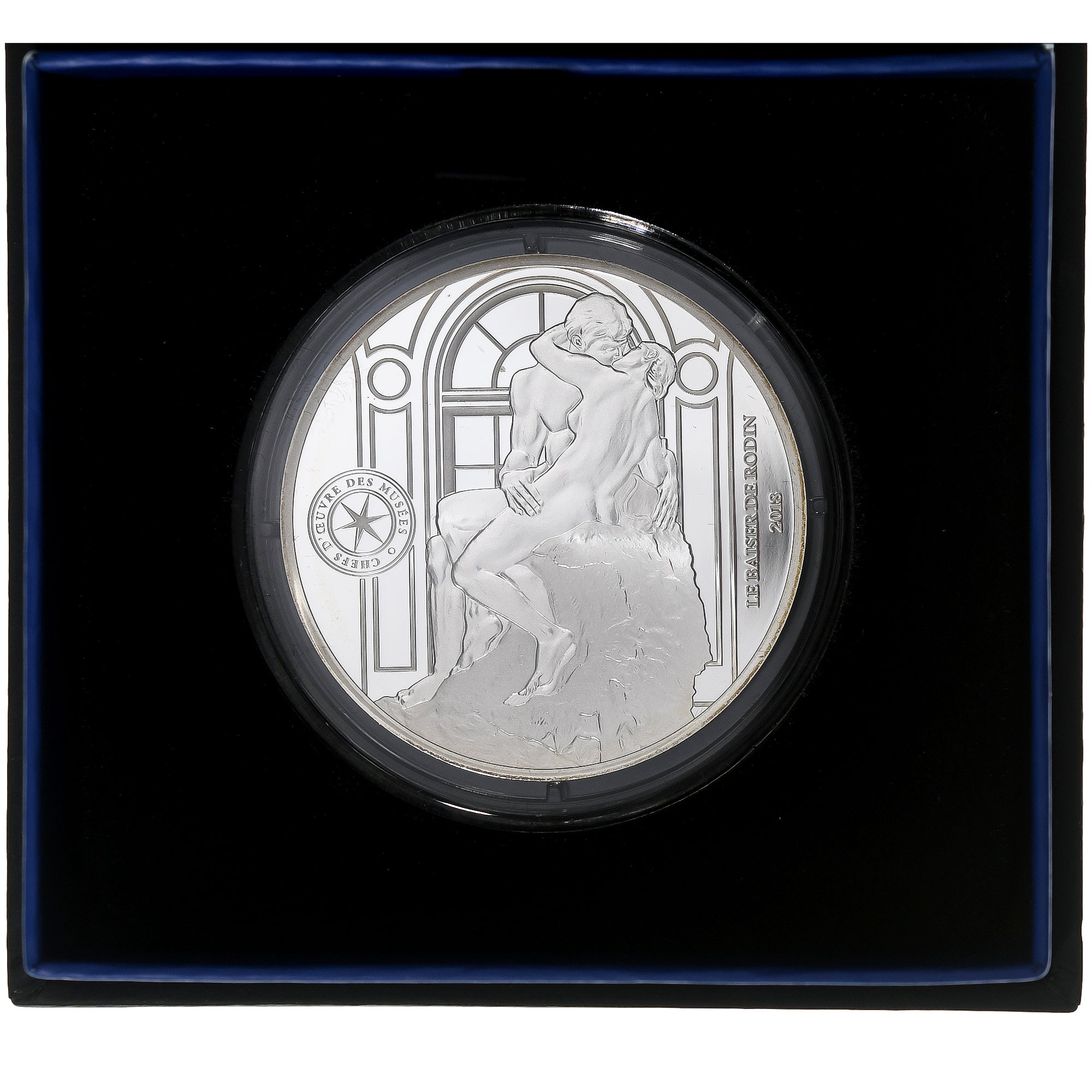 France, 10 Euro, Le Baiser de Rodin, Proof, 2018, MDP, Silver, MS(65-70)
