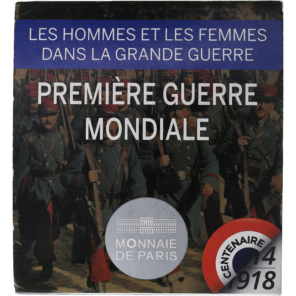 Francia, 10 Euro, La Grande Guerre, Taxis de la Marne, FS, 2014, MDP, Argento