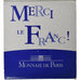 France, 5 Euro, Merci Le Franc !, Proof, 2002, MDP, Silver and Gold, MS(65-70)