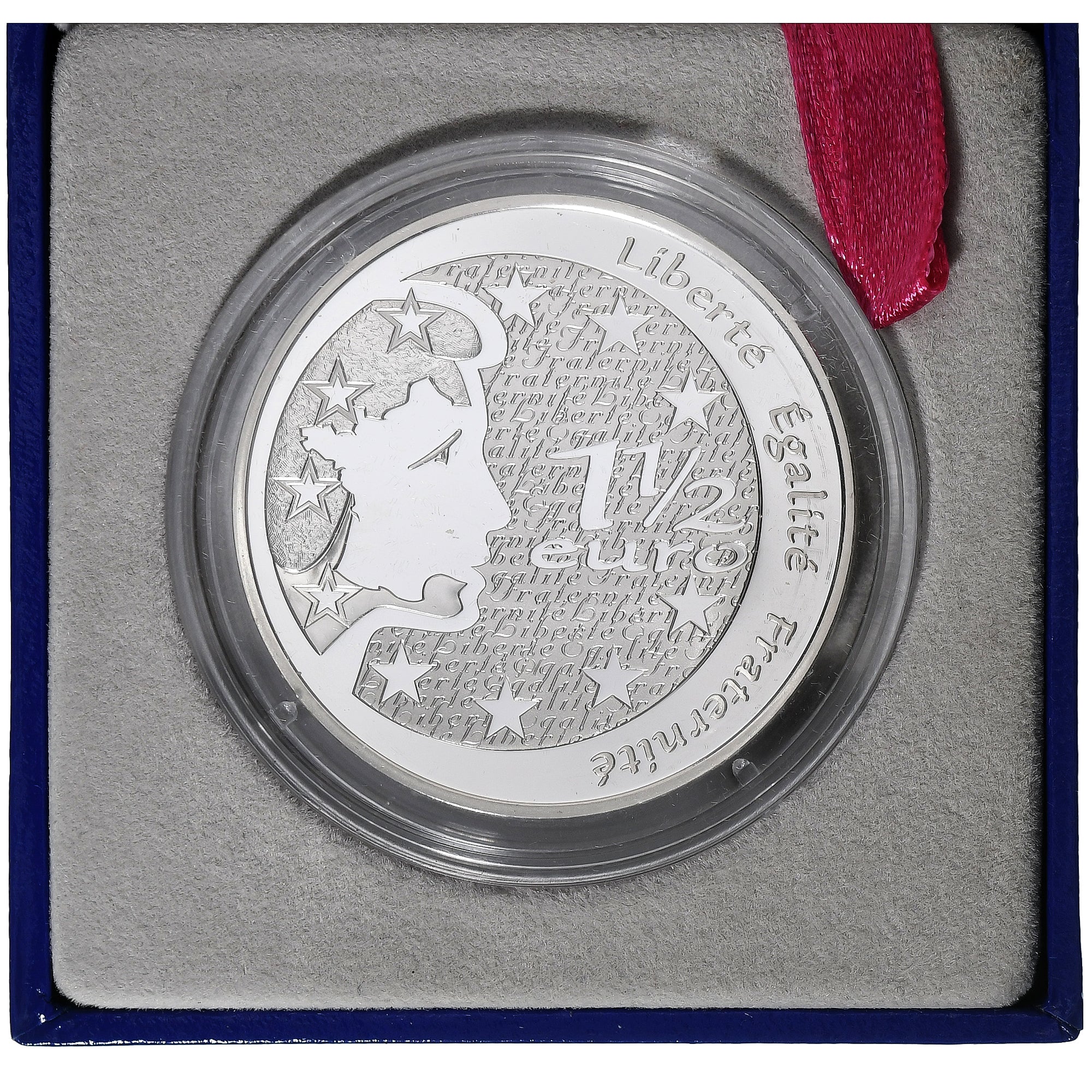 France, 1-1/2 Euro, Semeuse, Proof, 2004, MDP, Silver, MS(65-70)