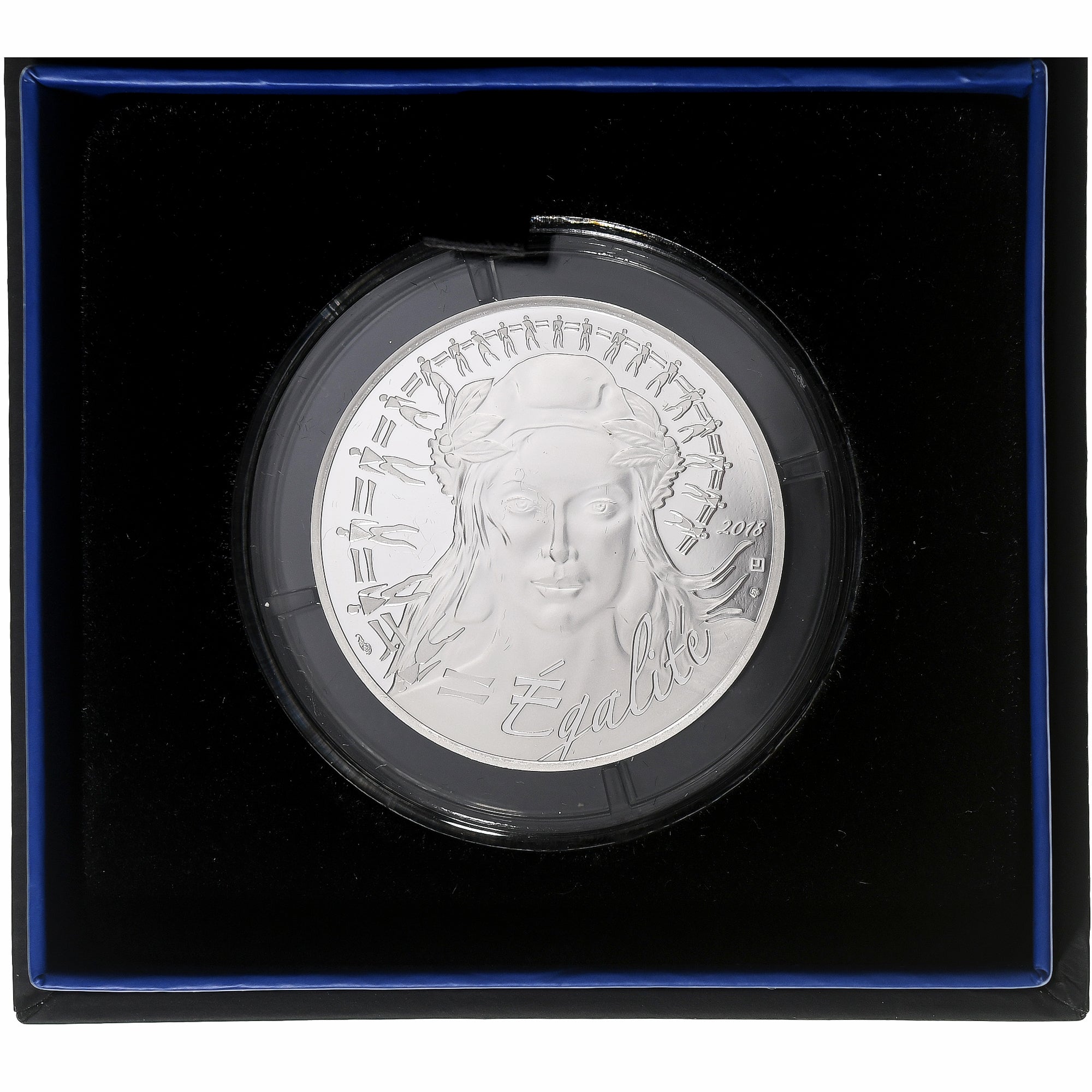 France, 20 Euro, Marianne, Egalité, Proof, 2018, MDP, Silver, MS(65-70)