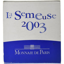 France, 1-1/2 Euro, Semeuse, Proof, 2003, MDP, Silver, MS(65-70)