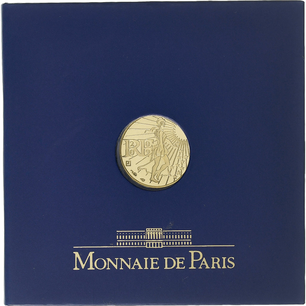 France, 100 Euro, Semeuse, BU, 2009, MDP, Gold, MS(65-70)