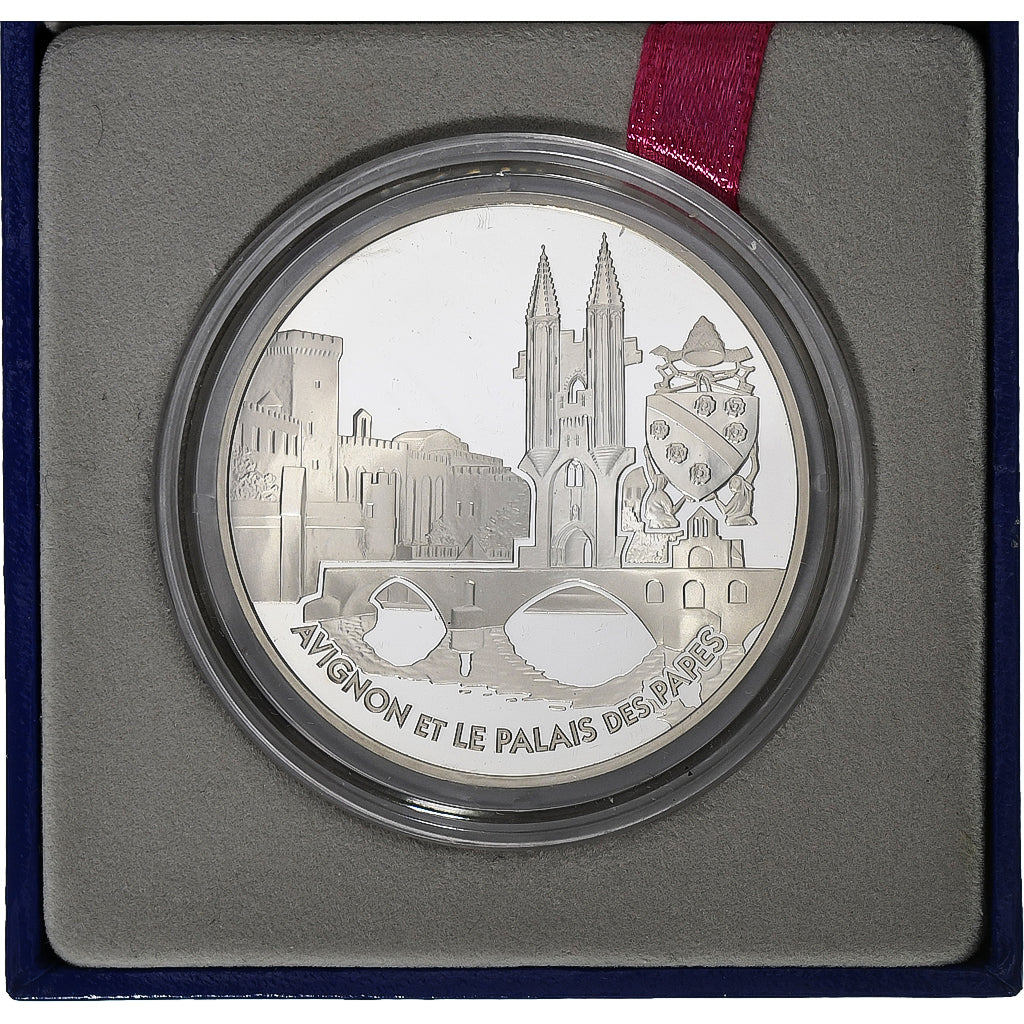 Frankreich, 1-1/2 Euro, Palais des papes d'Avignon, PP, 2004, MDP, Silber, STGL