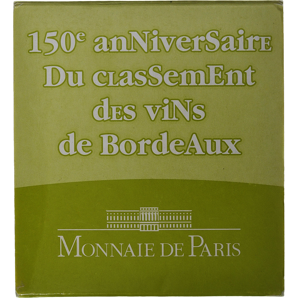 France, 1-1/2 Euro, Classement des vins de Bordeaux, Proof, 2005, MDP, Silver