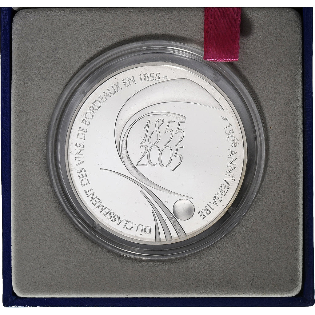France, 1-1/2 Euro, Classement des vins de Bordeaux, Proof, 2005, MDP, Silver