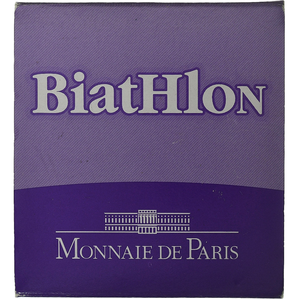 Francia, 1-1/2 Euro, Biathlon, FS, 2005, MDP, Argento, FDC