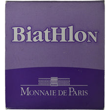 Francia, 1-1/2 Euro, Biathlon, FS, 2005, MDP, Argento, FDC