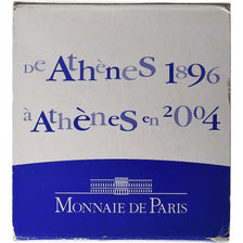 France, 1-1/2 Euro, JO 2004 d'Athènes, Proof, 2003, MDP, Silver, MS(65-70)