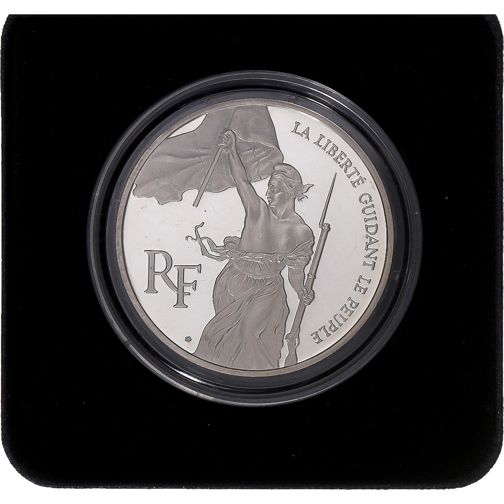 France, 100 Francs, Liberté guidant le peuple, 1993, MDP, Proof, Silver