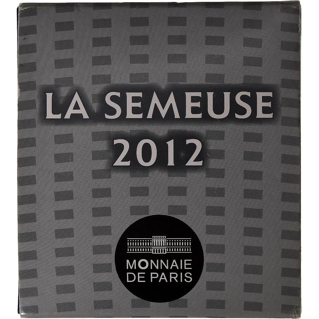 Francia, 5 Euro, Semeuse, 10 ans de l'euro, FS, 2012, MDP, Oro, FDC