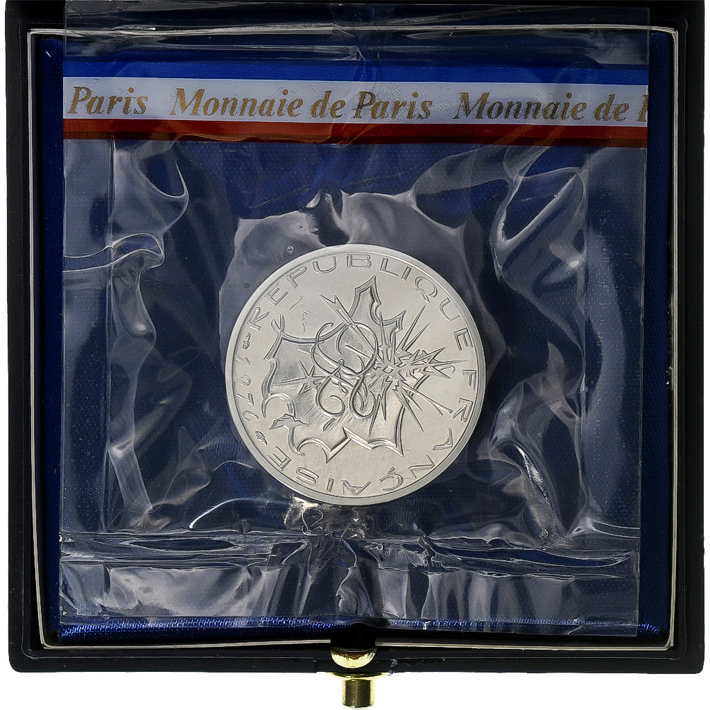 França, 10 Francs, Mathieu, 1976, MDP, Piéfort, Prata, UNC, Gadoury:186.P2