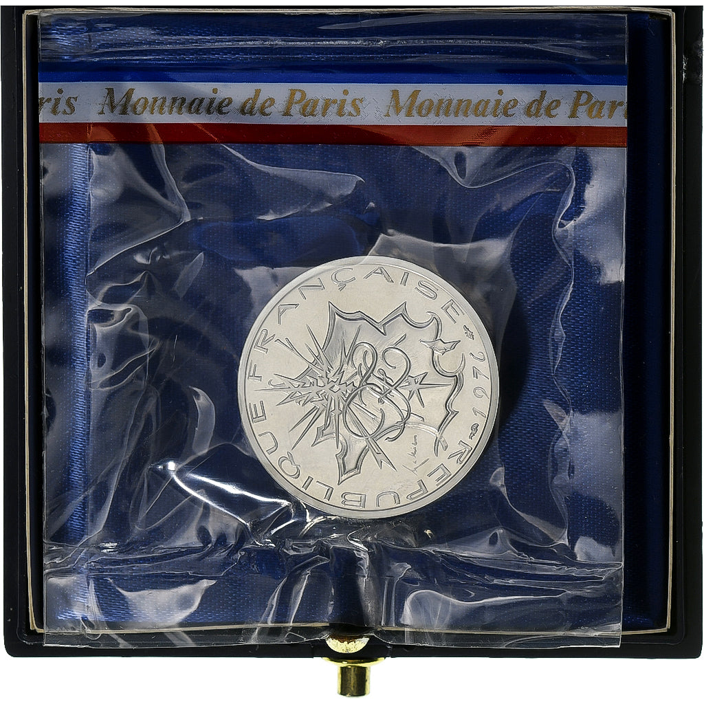 Frankreich, 10 Francs, Mathieu, 1976, MDP, Piéfort, Silber, UNC, Gadoury:186.P2